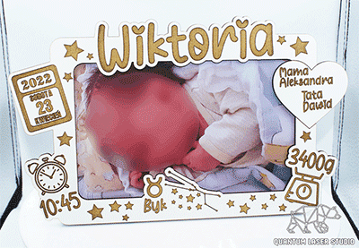 Project - Photo frame for newborn