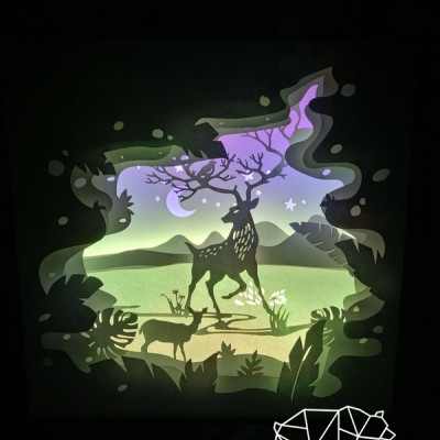 Shadowbox - Deer